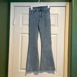 Miki Studio Blue Size S Women’s Flare jeans